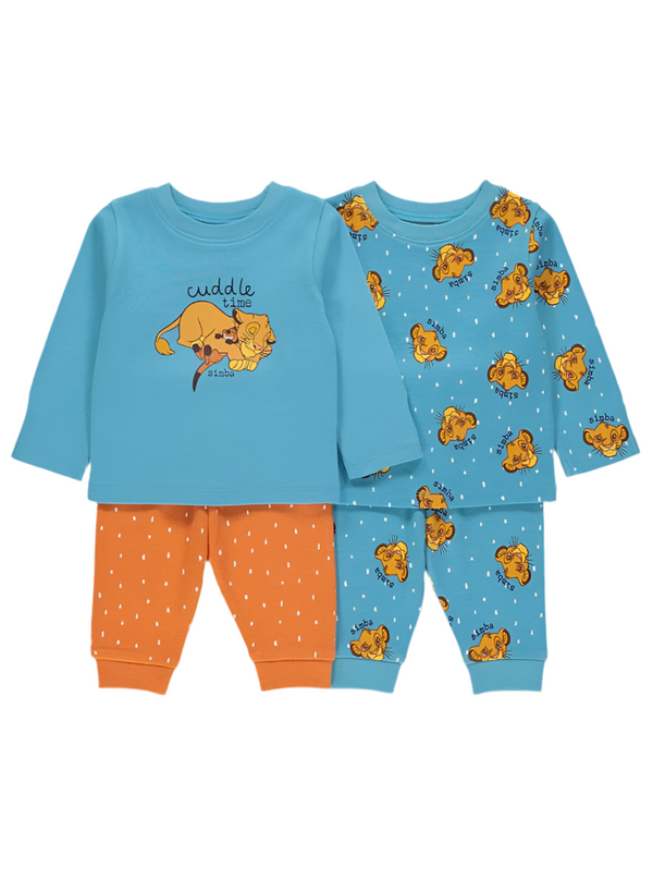 George Disney Simba Long Sleeve Pyjamas 2 Pack (2-3 years)