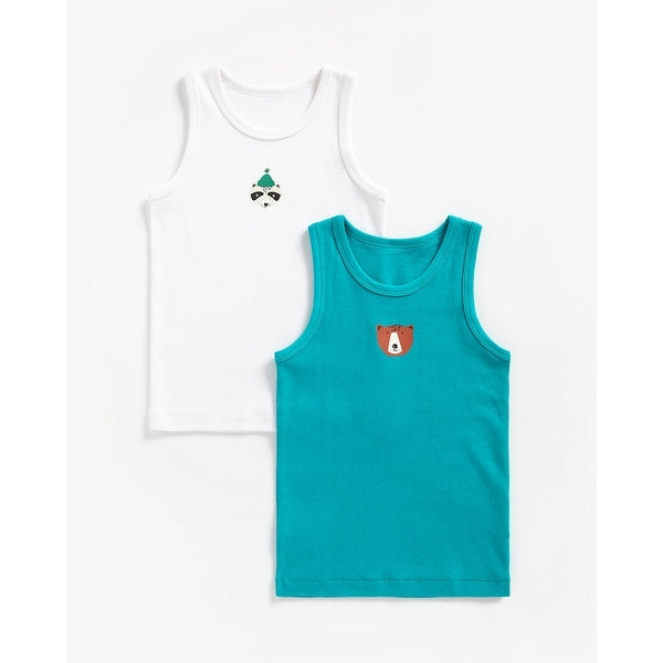 Mothercare Uk 2 Animal Pack Vest