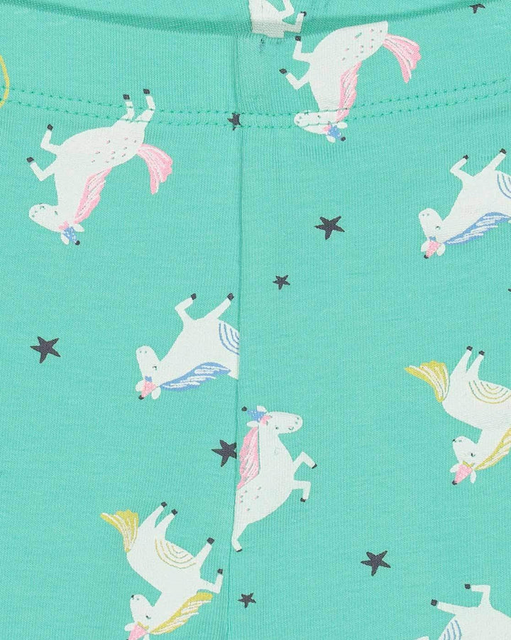 Mothercare Unicorn Print Leggings with Elasticated Waistband (6-7 Years )