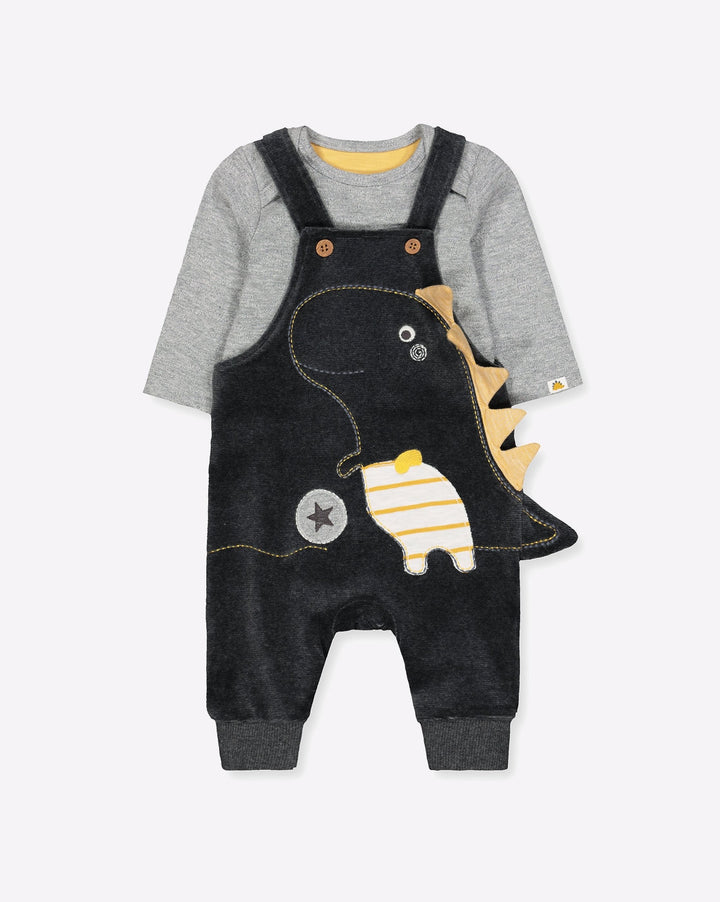 Mothercare Dungarees Boys Set Cotton Bodysuit