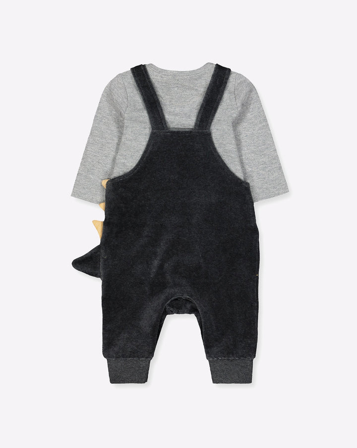 Mothercare Dungarees Boys Set Cotton Bodysuit