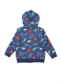 Childrens Place Navy Fleece From Inside Dino Jacket