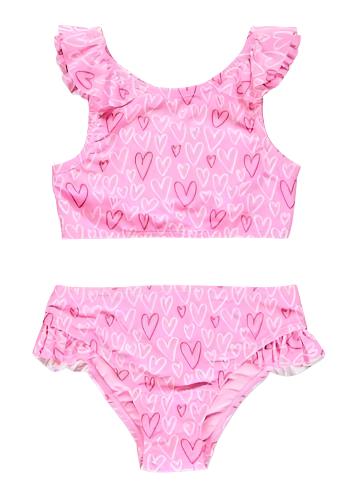 Matalan UK 2 Pieces Pink Girl Swimsuit