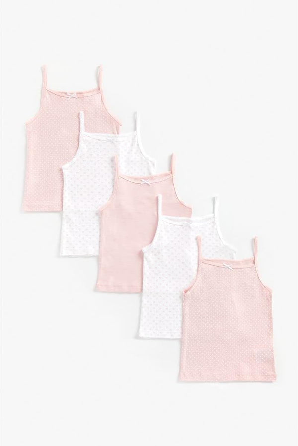 Mothercare Pink Cami Vests