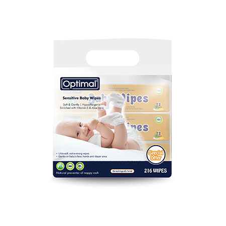 1 Optimal Baby Wipes Pack Of 3