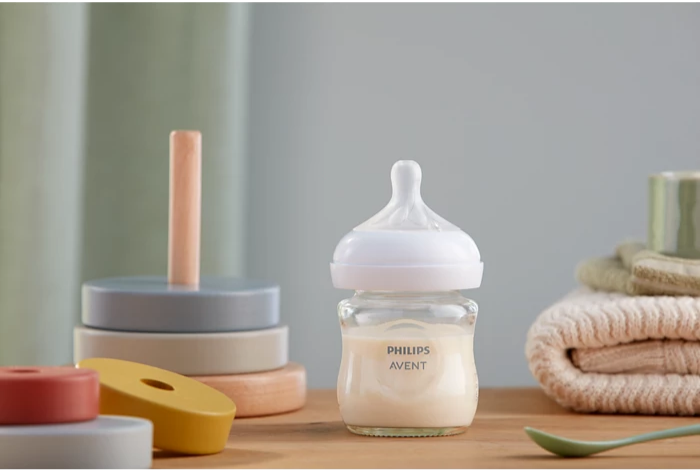 Avent Philips 120ml Natural glass feeding bottle