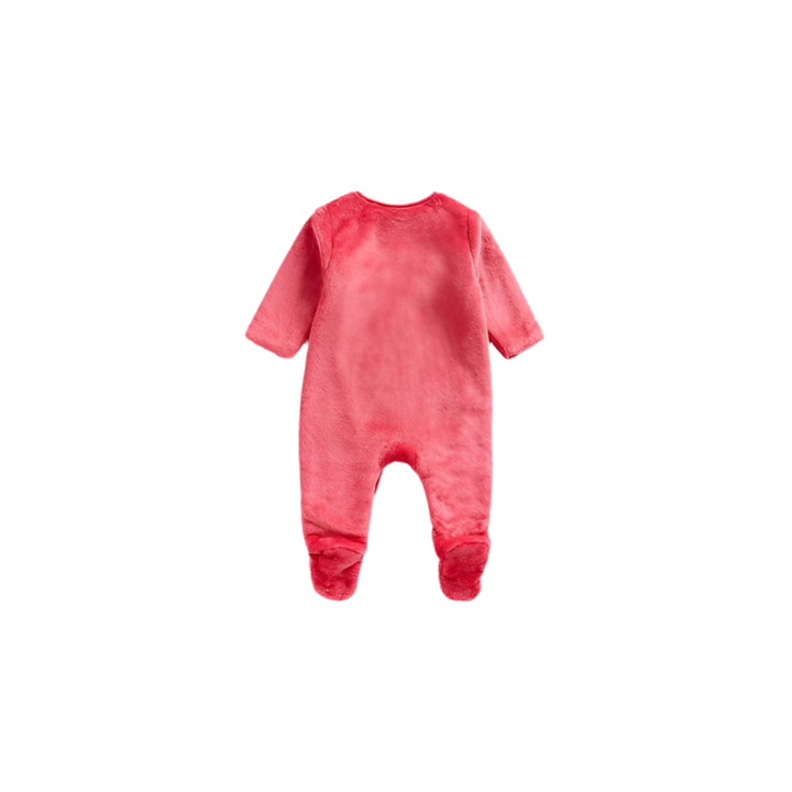 Mothercare Pink Fleece Sleepsuit (1-3/6-9 Months)