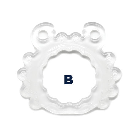 2 Optimal Silicone Baby Teether