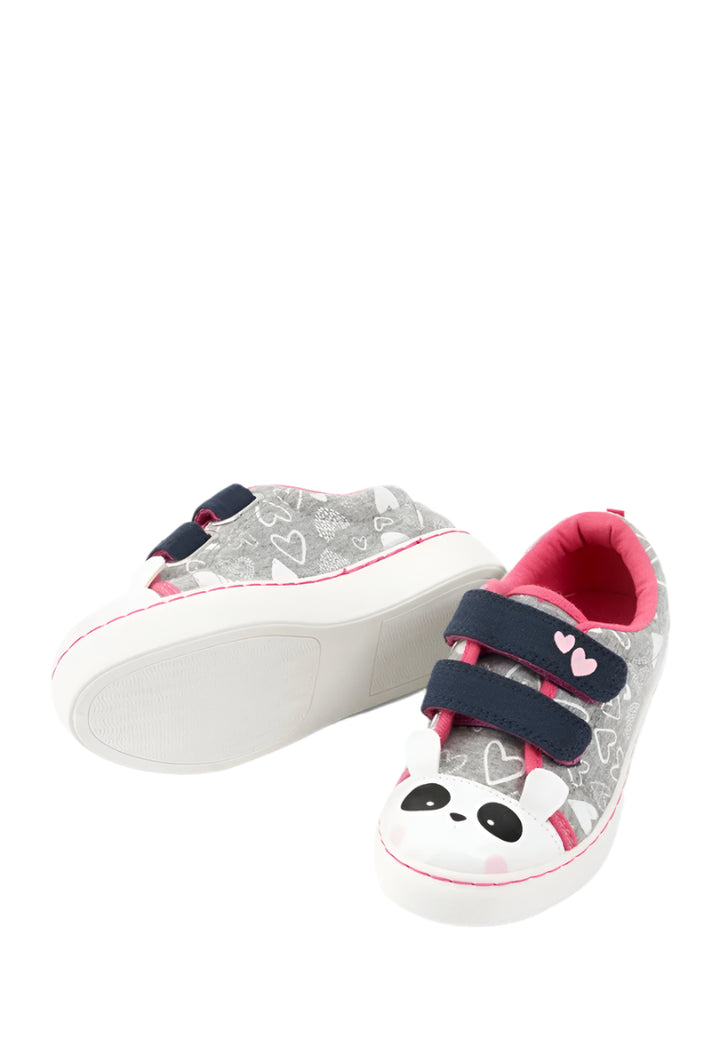  Mothercare Girl Panda Canvas Trainers (EUR 24/28)