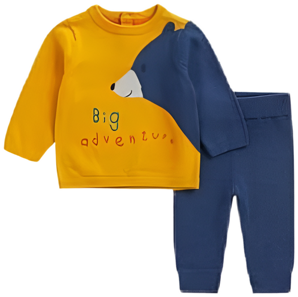 Mothercare Uk Bear Knitted Boys Set