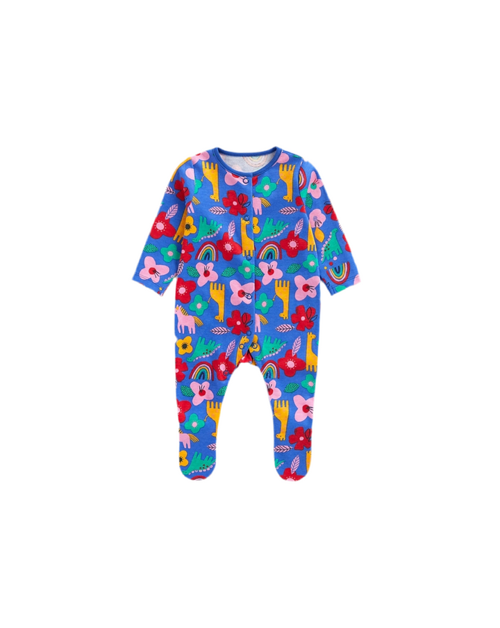 Mothercare Girls Bright Sleepsuits - Pack of 3