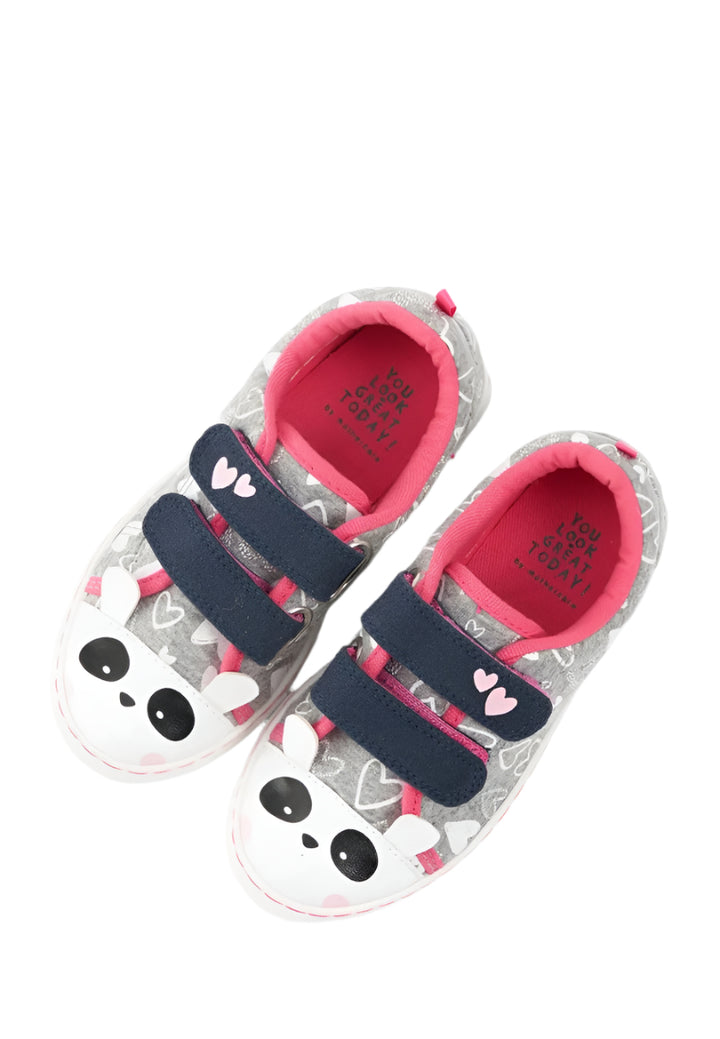  Mothercare Girl Panda Canvas Trainers (EUR 24/28)