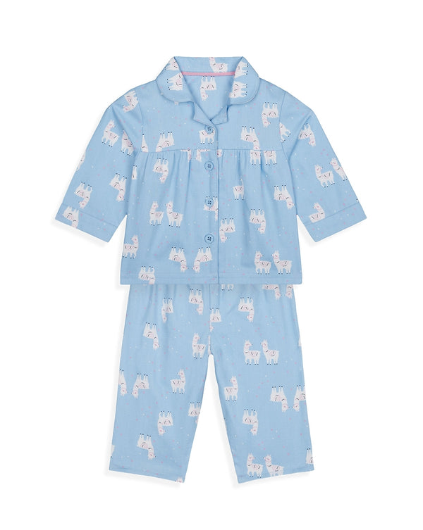 Mothercare Girls Full Sleeves Pyjama Set Printed