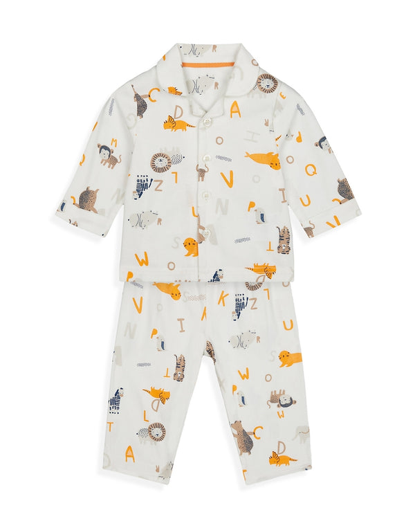 Mothercare Animal Alphabet Full Sleeves Pyjama Set