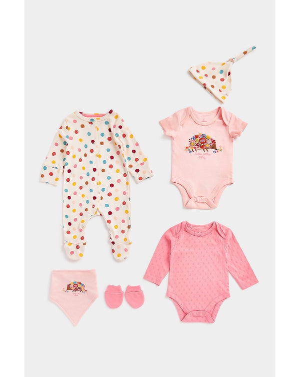 Mothercare Uk Girls 6 Piece Set Hello Little One