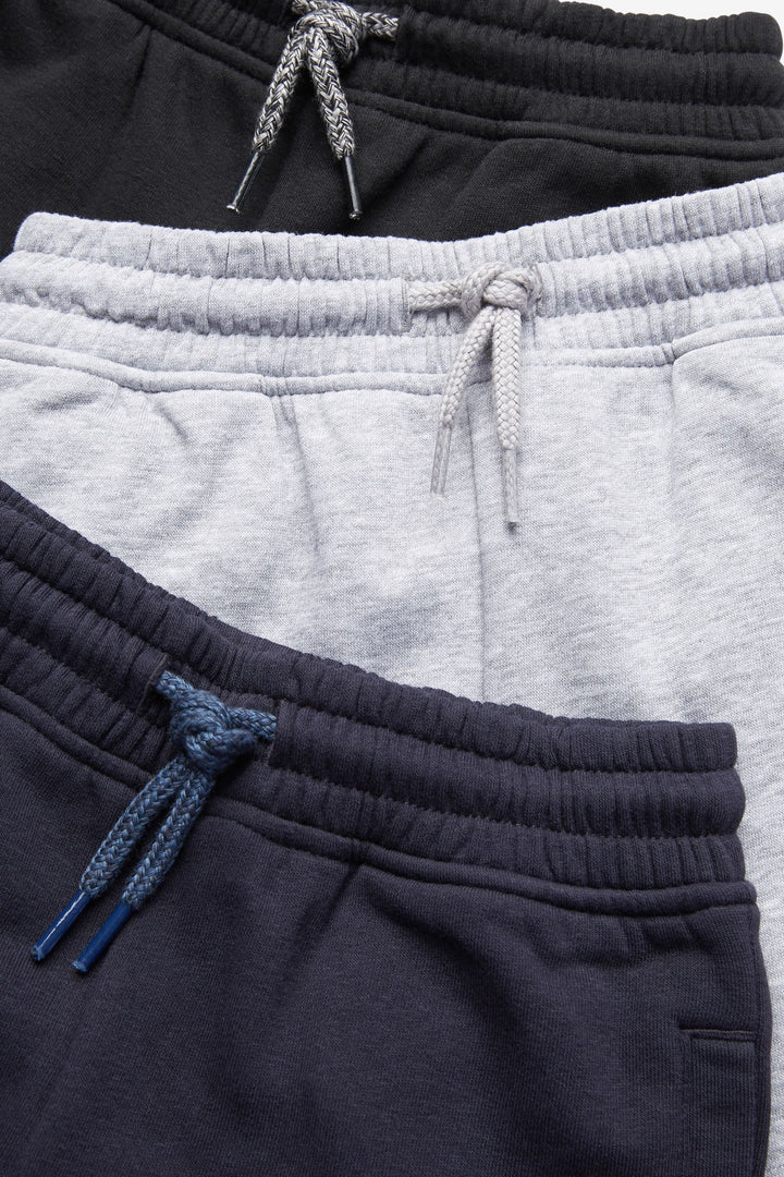 Next 3 Pack Boy Joggers Slim Fit (Black/Navy/Grey)