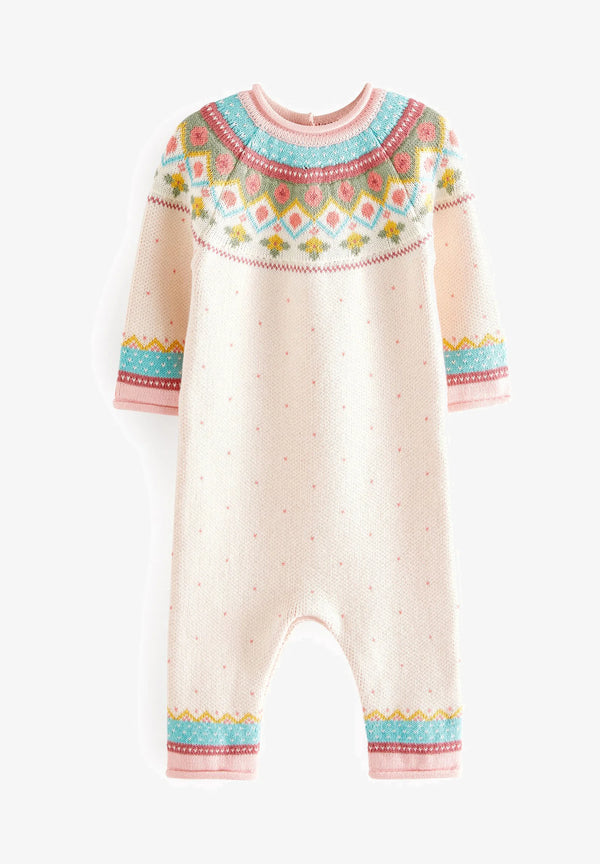 Next Uk Knit Baby Girl Romper