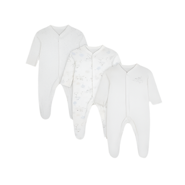 Mothercare Special Delivery Sleepsuit - Pack Of 3