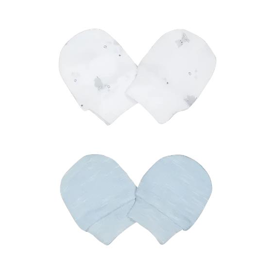 Mothercare Pack of 2 Printed Boys Mittens