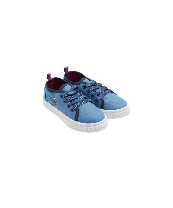 Motheracre Blue Girls Canvas Trainer 