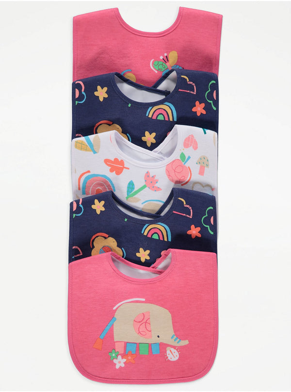 Bright Floral Animal Bibs