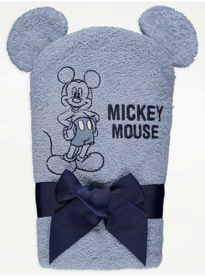 George Uk Disney Mickey Mouse Blue Hooded Towel 100% Cotton 75x75cm (Copy)