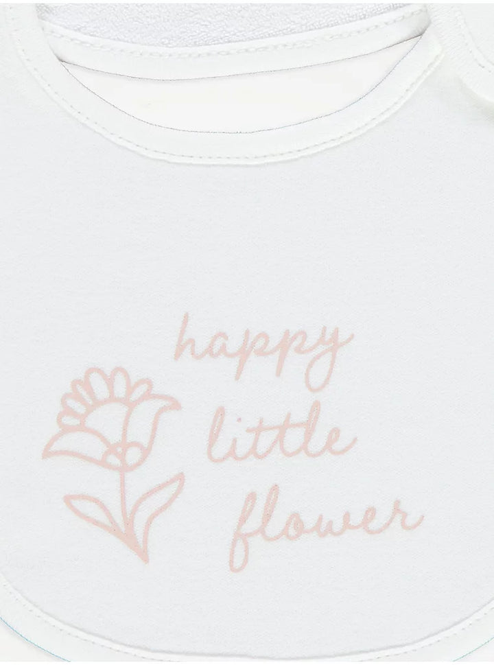 Little Flower Floral Bibs