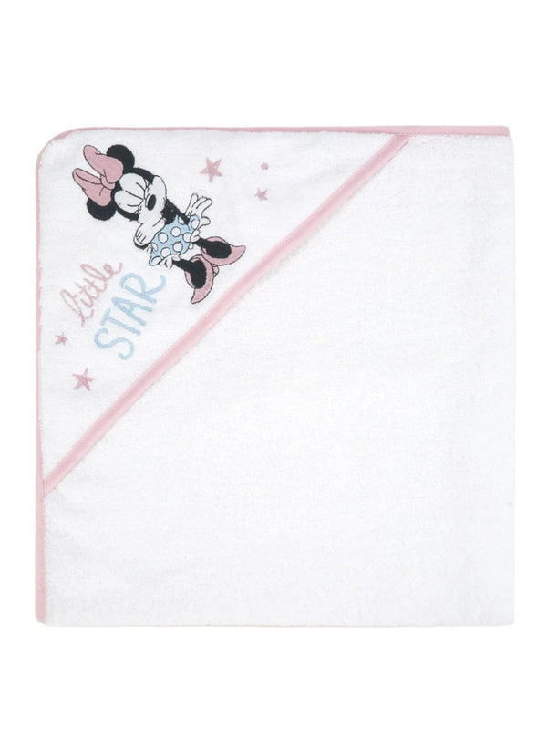 George Uk Minnie Disney Hooded Towel 100% Cotton 75x75cm