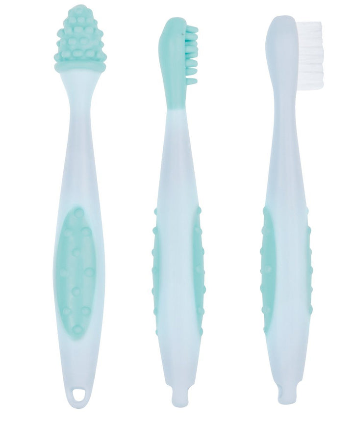 Bebe Confort Set of 3 Toothbrushes + Bag