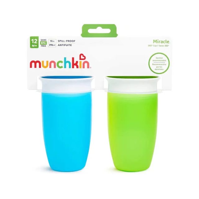 Munchkin Miracle 360 Sippy Cup 295ml-Pack of 2