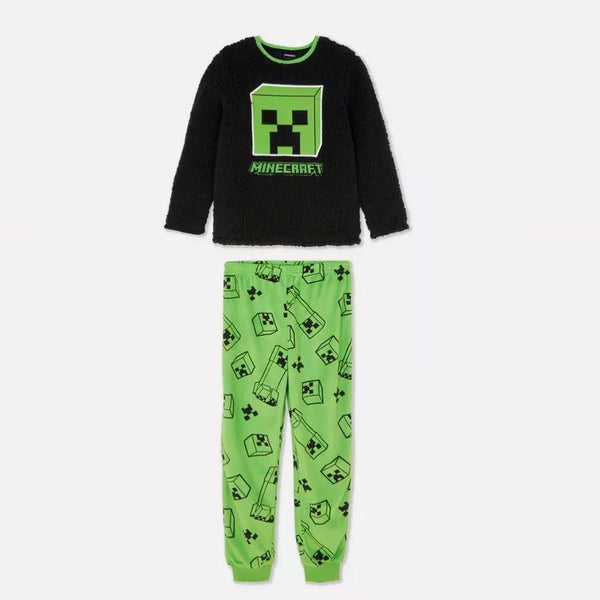 Primark Fleece Minecraft Long Sleeve Pyjama