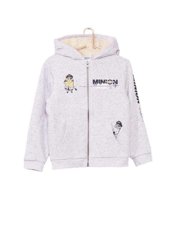 Kiabi France Minions Hoodie Flecked Knit fabric