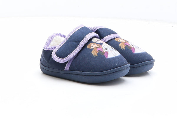 Marks And Spencer Fleece Frozen Printed Girl Slipper 