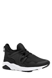 Next UK Elastic Lace Black Boys Shoes