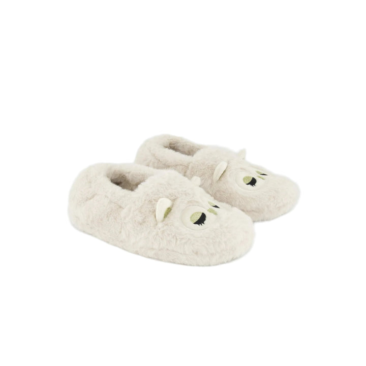 Kiabi France Girl Winter Owl White Slipper 