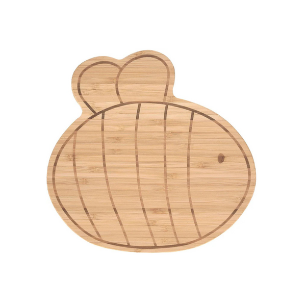 LÄSSIG Kids Breakfast Board Bamboo/Wooden Garden Explorer Bee