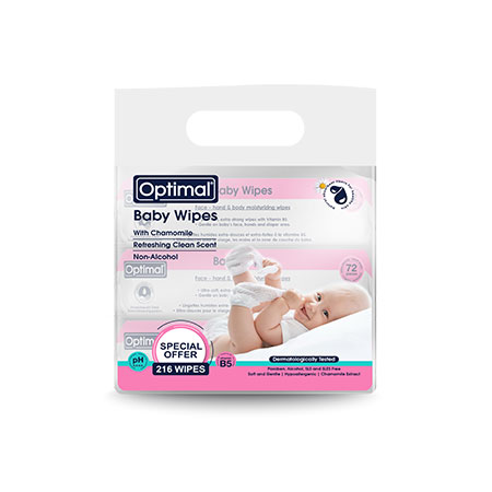 B1 Optimal Baby Wipes Pack Of 3