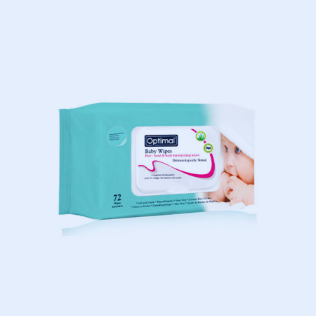 B2 Optimal Baby Wipes With Plastic Lid