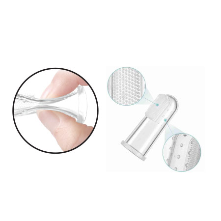 B4 Optimal Baby Finger Silicone Toothbrush/Teether