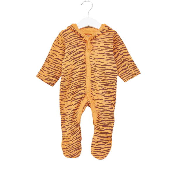 Juniors Cotton Tiger Boys Sleepsuit