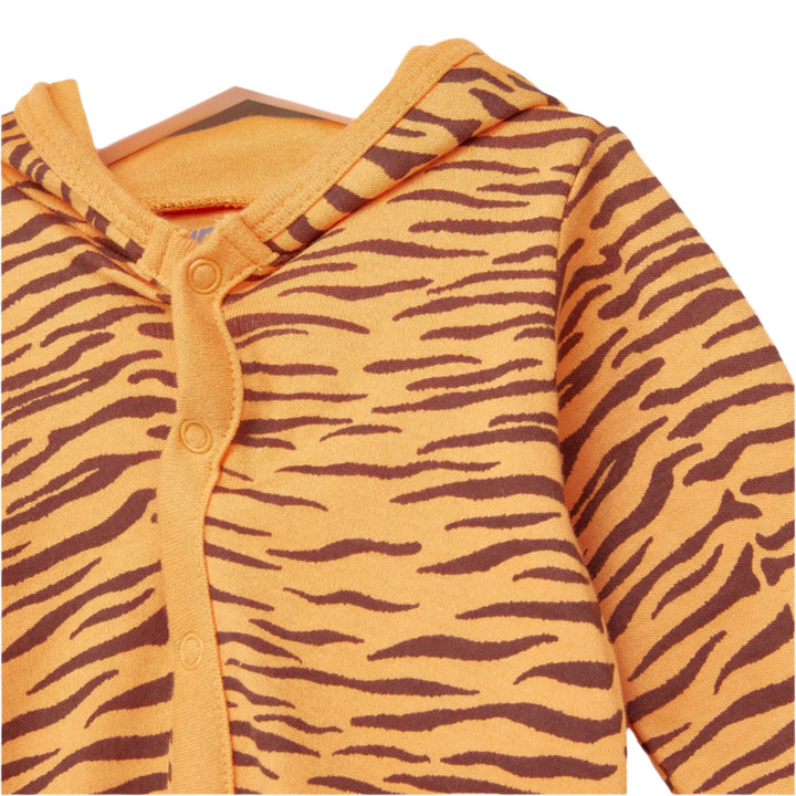 Juniors Cotton Tiger Boys Sleepsuit