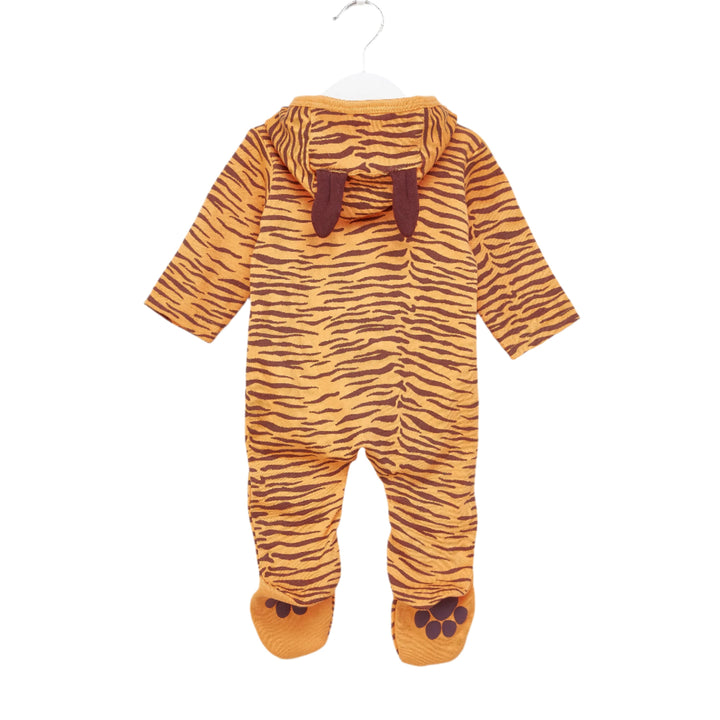 Juniors Cotton Tiger Boys Sleepsuit