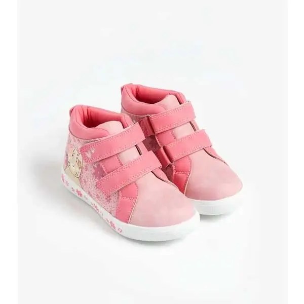 Mothercare High Neck Pink Girl Shoe