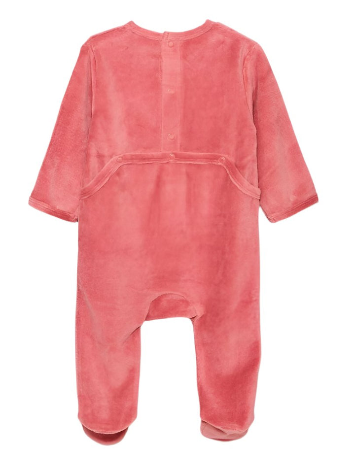 Kiabi France Pink Dog Sleepsuit Velour