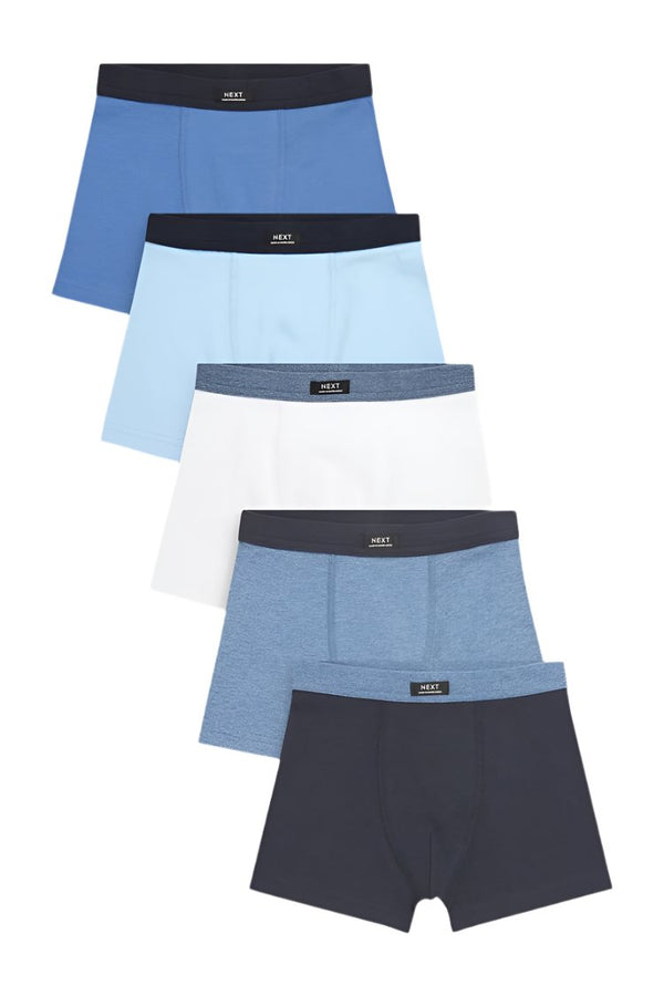 Next Truncks 5 Pack  Blue Soft Waistband