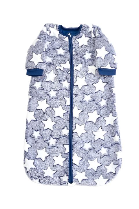 Next Uk Blue Stars 2.5 Tog Fleece Supersoft Baby Sleep Bag (6-12 months)