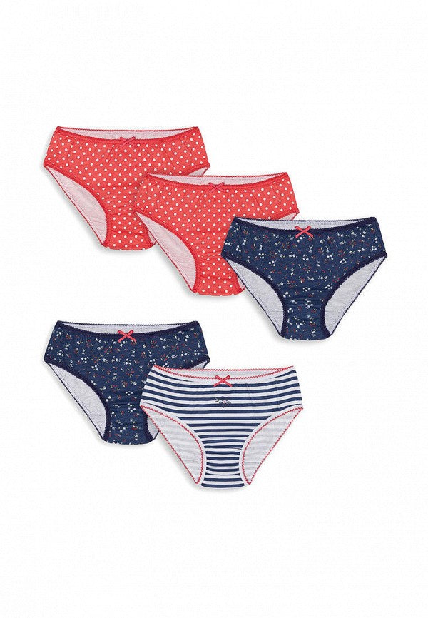 Mothercare Girls Briefs - 5 Pack