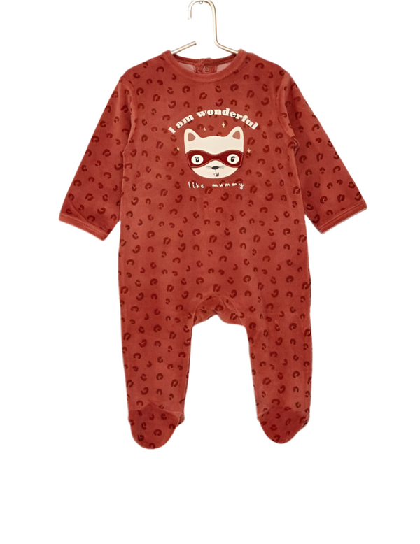 Kiabi France Wonder Mummy Velour Sleepsuit