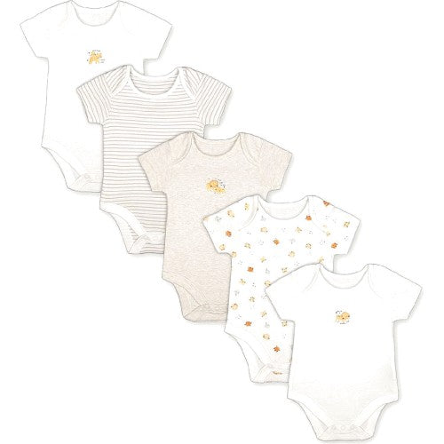 Mothercare Unisex Mummy And Daddy Short Sleeve Bodysuits - 5 Pack