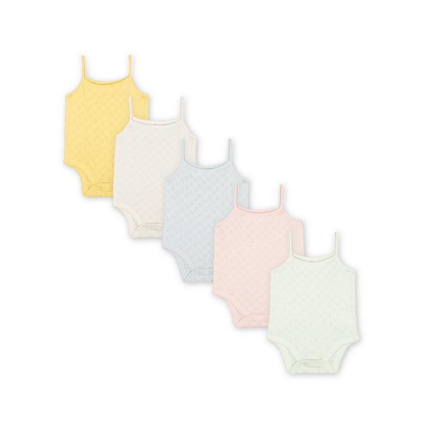 Mothercare Cami Sleeveless Bodysuits 5 Pack